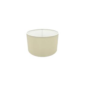 D0273  Sigma 30cm Faux Silk Fabric Shade Ivory Pearl, White